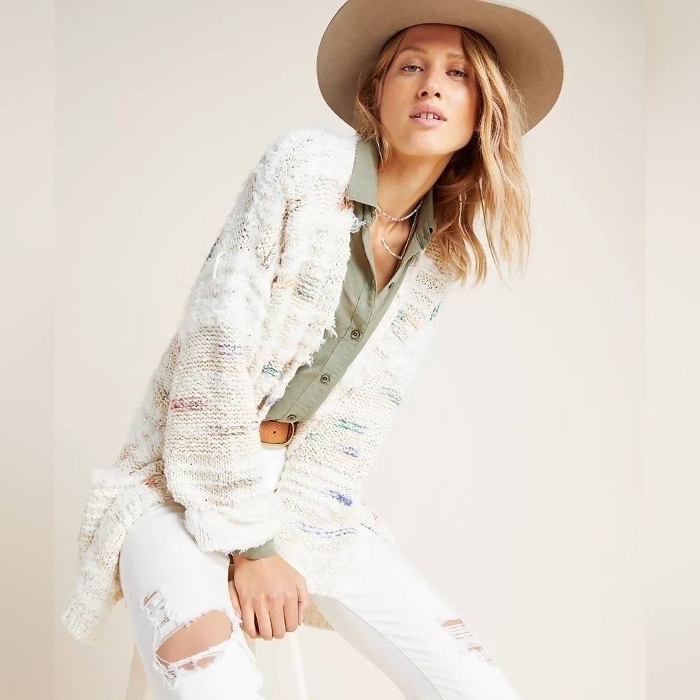 Anthropologie Margo Rainbow Cardigan